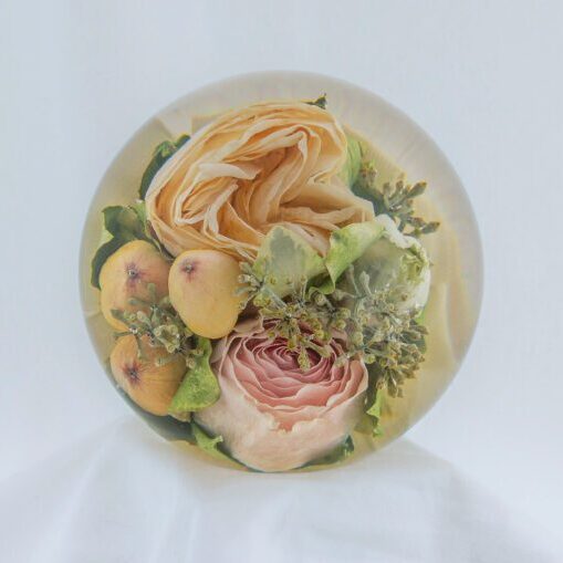 Wedding Flower Paperweight - 3.5" Multi Flower